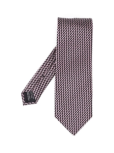 Tom Ford Zigzag Pointed-Tip Tie