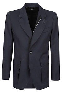 Tom Ford Zip-Front Twill Blazer