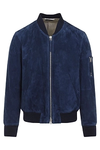 Tom Ford Ribbed Trim Bomber Jacket