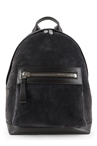 Tom Ford Zip-Up Velvet Backpack