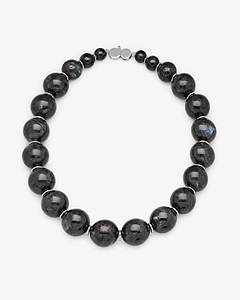 Tom Wood Larvikite Collar Necklace