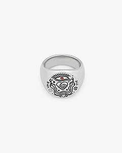 Tom Wood Love All Engraved Ring