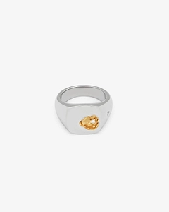 Tom Wood Mined Small Diamond Ring