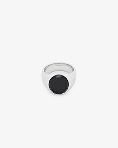 Tom Wood Oval Onyx Signet Ring