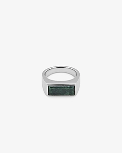 Tom Wood Peaky Rectangular Stone Ring