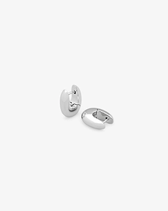 Tom Wood Pebble Small Hoop Earrings