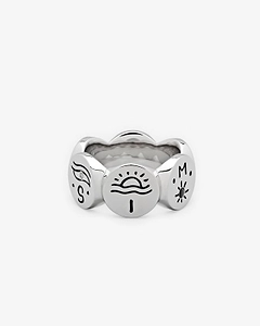Tom Wood Simple Love Engraved Ring