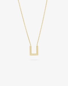 Tom Wood Sleek Pendant Diamond Necklace