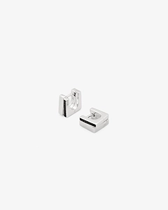 Tom Wood Step Huggies Earrings