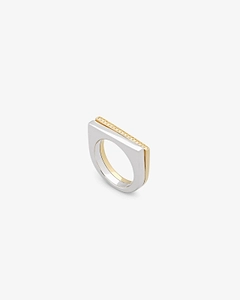 Tom Wood Step Duo Diamonds Ring