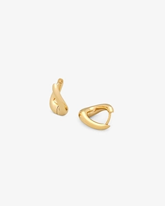 Tom Wood Twist Small Hoop Earrings