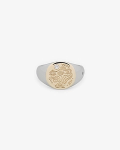 Tom Wood Why Me Engraved Signet Ring