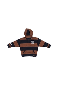 Tommy Hilfiger Junior Cool Varsity Stripe Concealed Placket Hoodie