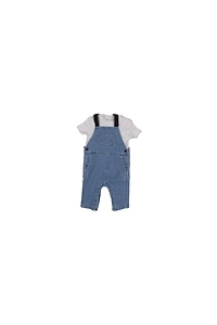 Tommy Hilfiger Junior Logo Patch Dungarees