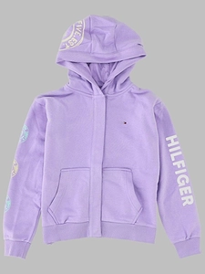 Tommy Hilfiger Junior Logo Print Zip Hoodie