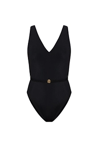 Tory Burch Belted One-Piece Swimsuit