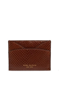 Tory Burch Embossed Card Holder Wallet