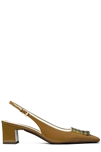 Tory Burch Georgia Slingback Square Toe Pumps