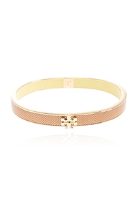 Tory Burch Logo Hinged Bangle Bracelet