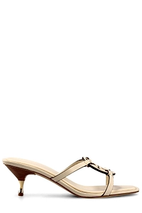 Tory Burch Logo Detailed Heeled Sandals