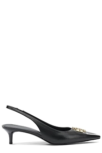 Tory Burch Logo Slingback Heeled Pumps