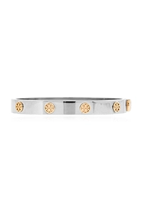 Tory Burch Logo Stud Bangle Bracelet