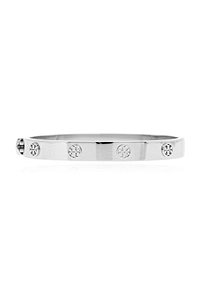 Tory Burch Logo Stud Bangle Bracelet