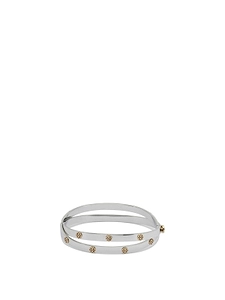 Tory Burch Logo Stud Cuff Bracelet
