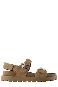 Tory Burch Mellow Sport Logo Strap Flat Sandals