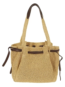 Tory Burch Romy Woven Tote Bag