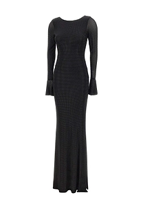 Twentyfourhaitch Algedi Open Back Maxi Dress