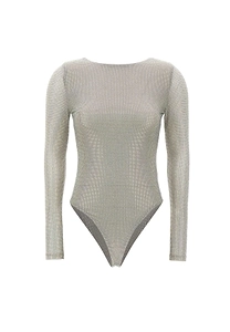 Twentyfourhaitch Arches Rhinestone Bodysuit