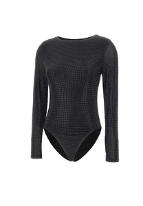 Twentyfourhaitch Arches Rhinestone Bodysuit