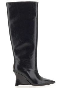 Twentyfourhaitch Diadema Wedge Knee-High Boots