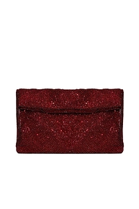 Twentyfourhaitch Mesh Envelope Clutch Bag