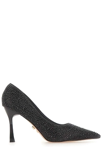 Twentyfourhaitch Teylor Rhinestone Heeled Pumps