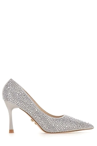 Twentyfourhaitch Teylor Rhinestone Heeled Pumps