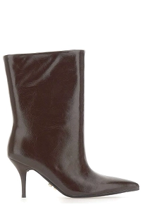 Twentyfourhaitch Unuk Crinkled Heeled Boots
