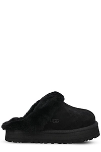 Ugg Disquette Logo Embossed Platform Slippers