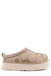 Ugg Embroidered Platform Mules