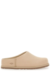Ugg Logo-Detail Round Toe Flat Mules