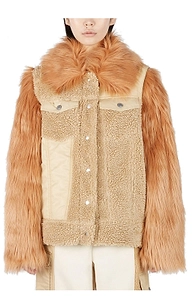 Ugg X Feng Chen Wang Faux Fur Sleeve Jacket