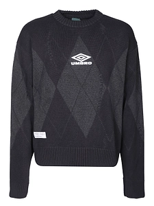 Umbro Argyle Knitted Jumper