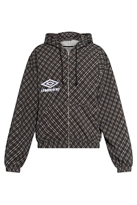 Umbro Checked Zip Hooded Jacket