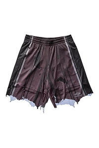 Umbro Elastic Waist Distressed Shorts