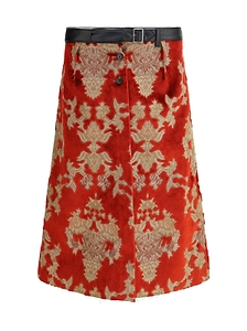 Undercover Belted Midi Skirt