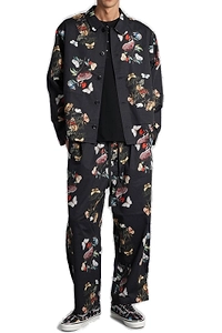 Undercover Butterfly-Printed Long Sleeved Pyjamas