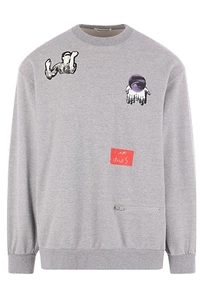 Undercover Graphic Printed Fleece Sweatshirt