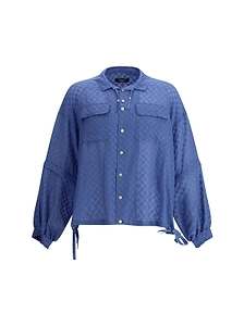 Undercover Satin Drawstring Shirt