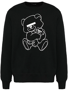 Undercover Teddy Printed Crewneck Sweatshirt